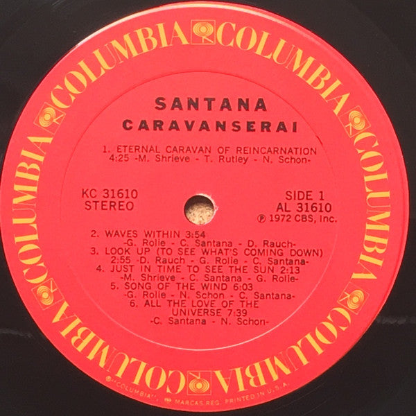 Santana : Caravanserai (LP, Album, RP, Pit)