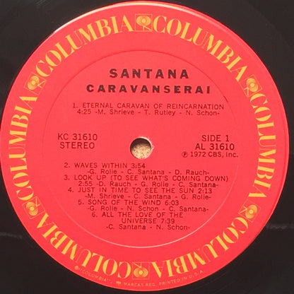 Santana : Caravanserai (LP, Album, RP, Pit)