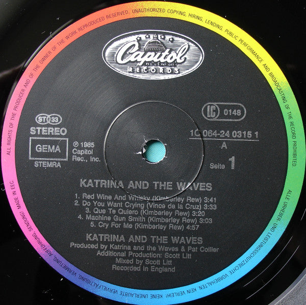 Katrina And The Waves : Katrina And The Waves (LP, Album)