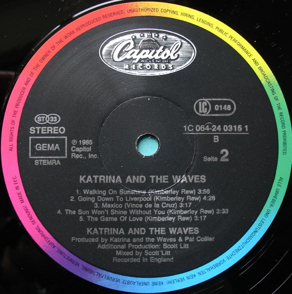 Katrina And The Waves : Katrina And The Waves (LP, Album)
