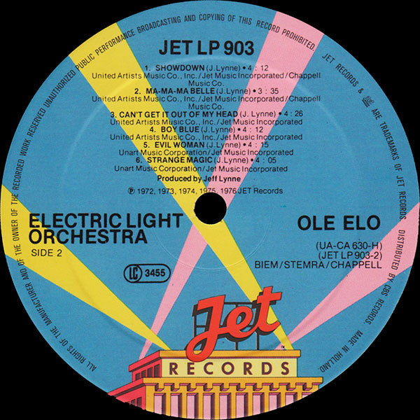 Electric Light Orchestra : Olé ELO (LP, Comp, RE)