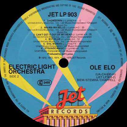 Electric Light Orchestra : Olé ELO (LP, Comp, RE)