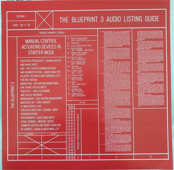 Jay-Z : The Blueprint 3 (2xLP, Album, RP)