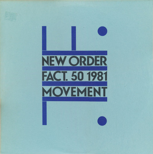 New Order : Movement (LP, Album, RP, A5 )