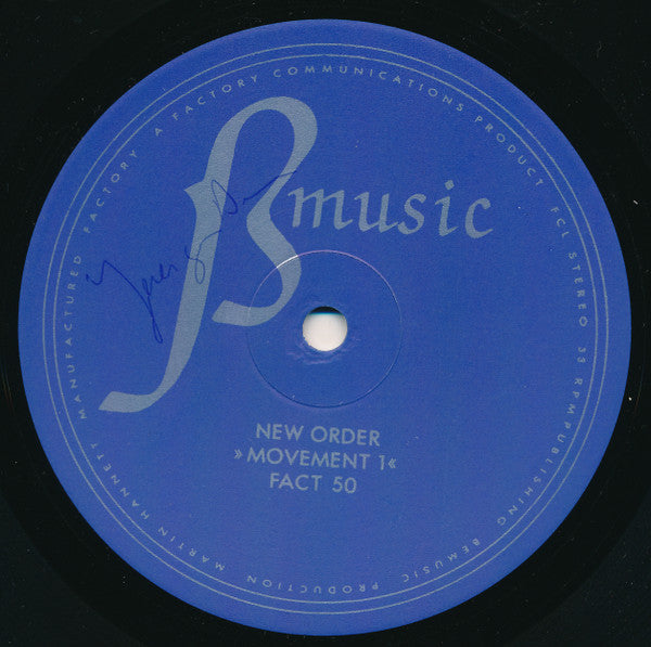 New Order : Movement (LP, Album, RP, A5 )