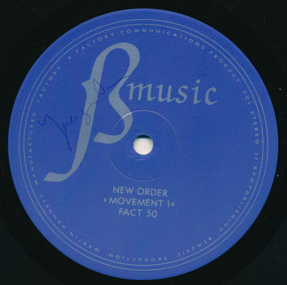 New Order : Movement (LP, Album, RP, A5 )