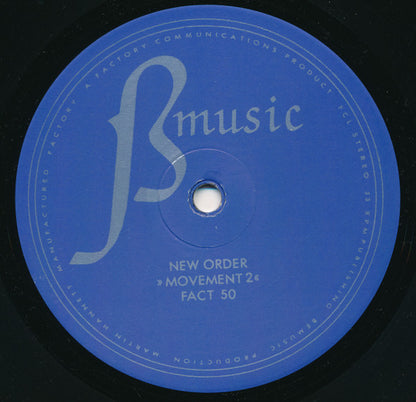 New Order : Movement (LP, Album, RP, A5 )