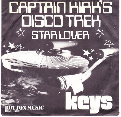 Keys (7) : Captain Kirk's Disco Trek (7", RP)