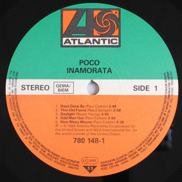 Poco (3) : Inamorata (LP, Album)