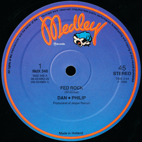 Dan* • Philip* : Fed Rock / Venner (12")