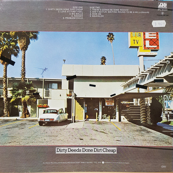 AC/DC : Dirty Deeds Done Dirt Cheap (LP, Album, RP)