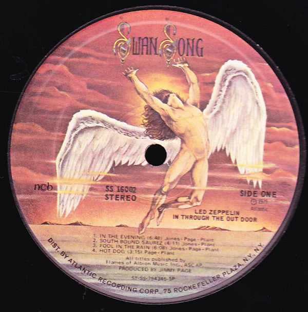 Led Zeppelin : In Through The Out Door (LP, Album, RE, "D")