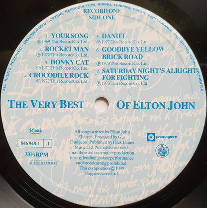 Elton John : The Very Best Of Elton John (2xLP, Comp, Red)