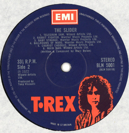 T. Rex : The Slider (LP, Album)