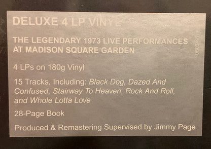 Led Zeppelin : The Soundtrack From The Film The Song Remains The Same (4xLP, Album, RE, RM, 180 + Box)