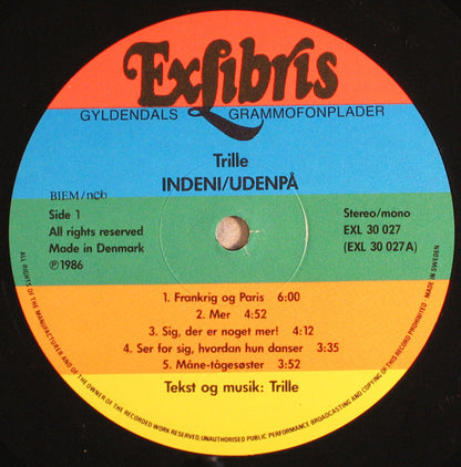 Trille : Indeni / Udenpå (LP, Album, Bla)