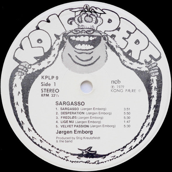 Jørgen Emborg : Sargasso (LP, Album)