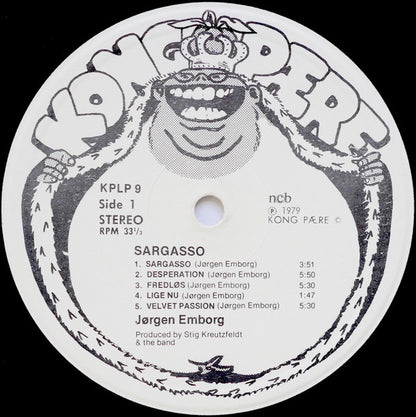 Jørgen Emborg : Sargasso (LP, Album)