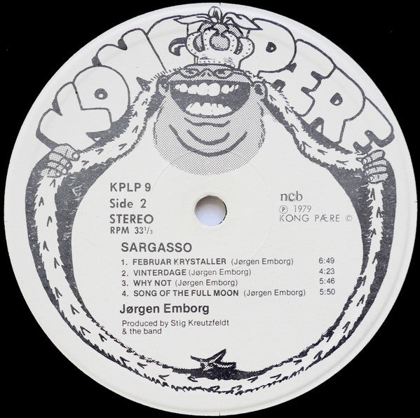 Jørgen Emborg : Sargasso (LP, Album)