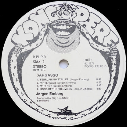 Jørgen Emborg : Sargasso (LP, Album)