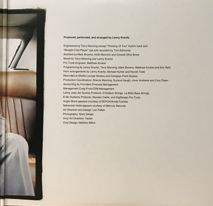 Lenny Kravitz : 5 (2xLP, Album, RE, Gat)