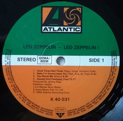 Led Zeppelin : Led Zeppelin (LP, Album, RE)