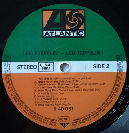 Led Zeppelin : Led Zeppelin (LP, Album, RE)