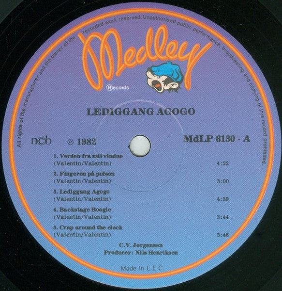 C.V. Jørgensen* : Lediggang Agogo (LP, Album, Mad)