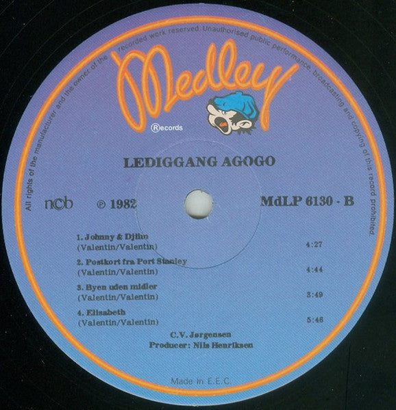 C.V. Jørgensen* : Lediggang Agogo (LP, Album, Mad)
