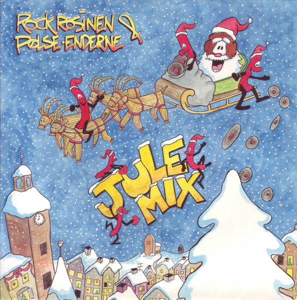 Rockrosinen & Pølseenderne : Rockrosinens Julemix (7", Single)