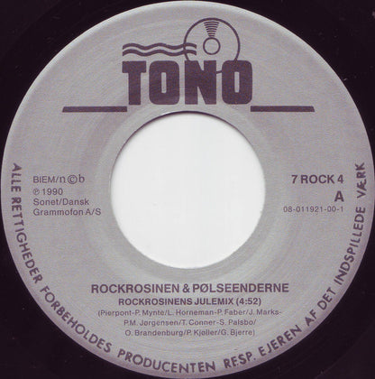 Rockrosinen & Pølseenderne : Rockrosinens Julemix (7", Single)