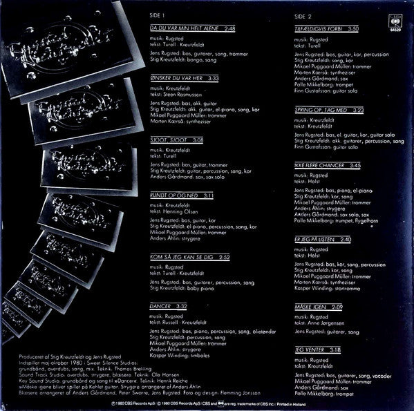 Rugsted Kreutzfeldt* : Rugsted Kreutzfeldt 2 (LP, Album)