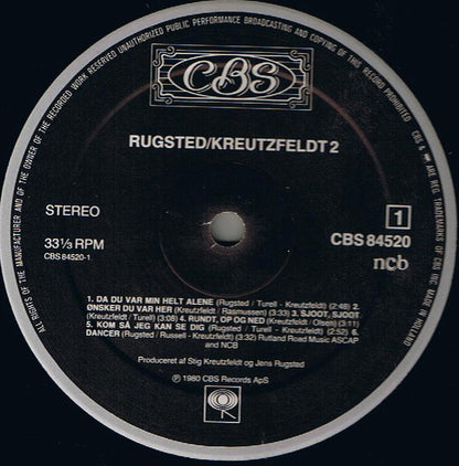 Rugsted Kreutzfeldt* : Rugsted Kreutzfeldt 2 (LP, Album)