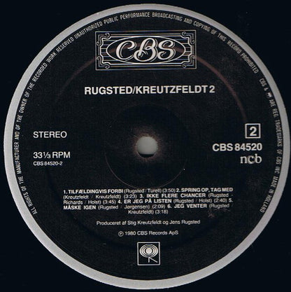 Rugsted Kreutzfeldt* : Rugsted Kreutzfeldt 2 (LP, Album)