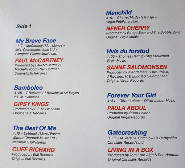 Various : Club Top 16 - Internationale Top Hits - September/Oktober '89 (LP, Comp)