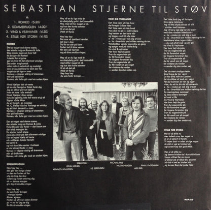 Sebastian (5) : Stjerne Til Støv (LP, Album, Mad)