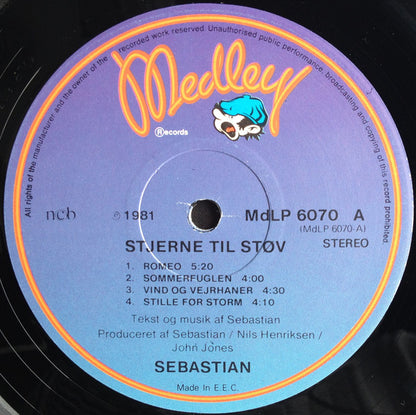 Sebastian (5) : Stjerne Til Støv (LP, Album, Mad)