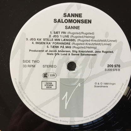 Sanne Salomonsen : Sanne (LP, Album)