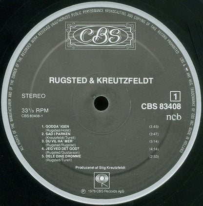 Rugsted Kreutzfeldt* : Rugsted Kreutzfeldt (LP, Album)