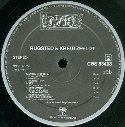 Rugsted Kreutzfeldt* : Rugsted Kreutzfeldt (LP, Album)
