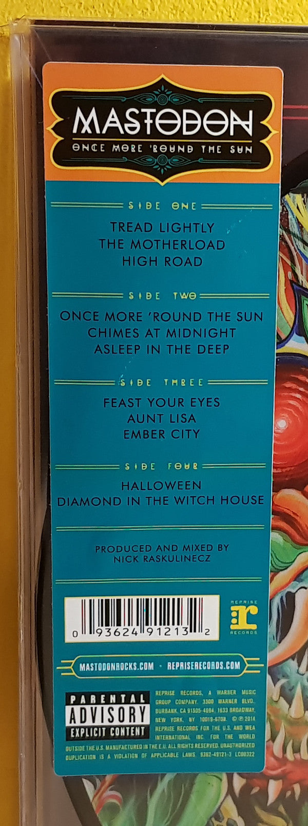 Mastodon : Once More 'Round The Sun (2xLP, Album, Pic, RP)
