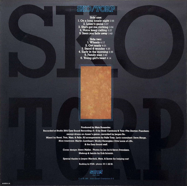 Sko/Torp : On A Long Lonely Night (LP, Album)
