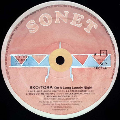 Sko/Torp : On A Long Lonely Night (LP, Album)