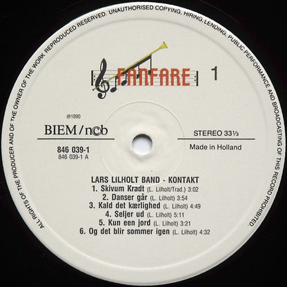 Lars Lilholt Band : Kontakt (LP, Album)