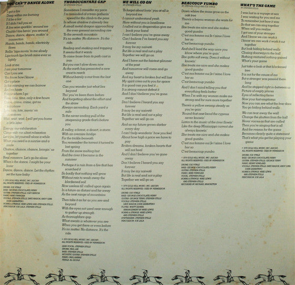 Stephen Stills : Thoroughfare Gap (LP, Album, Ter)