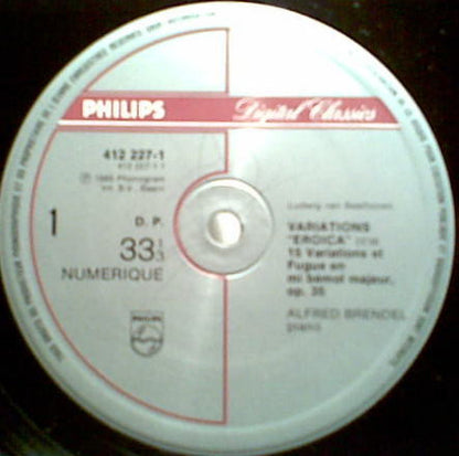 Beethoven*, Alfred Brendel : Pour Elise - Variations "Eroica" - Six Bagatelles - Six Ecossaises (LP, Album)