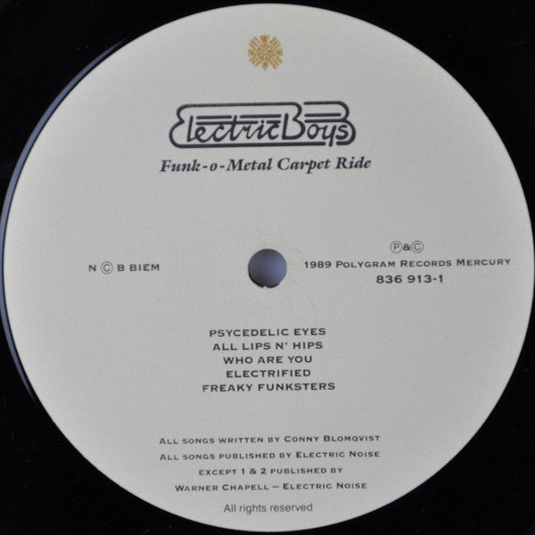 Electric Boys : Funk-o-Metal Carpet Ride (LP, Album, Car)