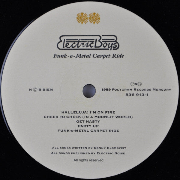 Electric Boys : Funk-o-Metal Carpet Ride (LP, Album, Car)