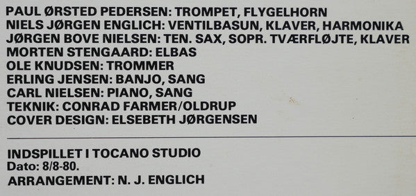 Røde Erling & Workshop Band : Røde Erling & Workshop Band Spiller Lystig Julemusik (LP, Album)