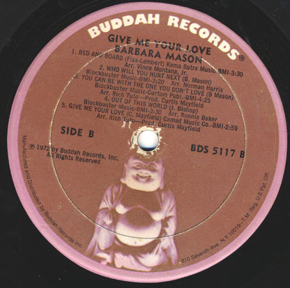 Barbara Mason : Give Me Your Love (LP, Album, Son)